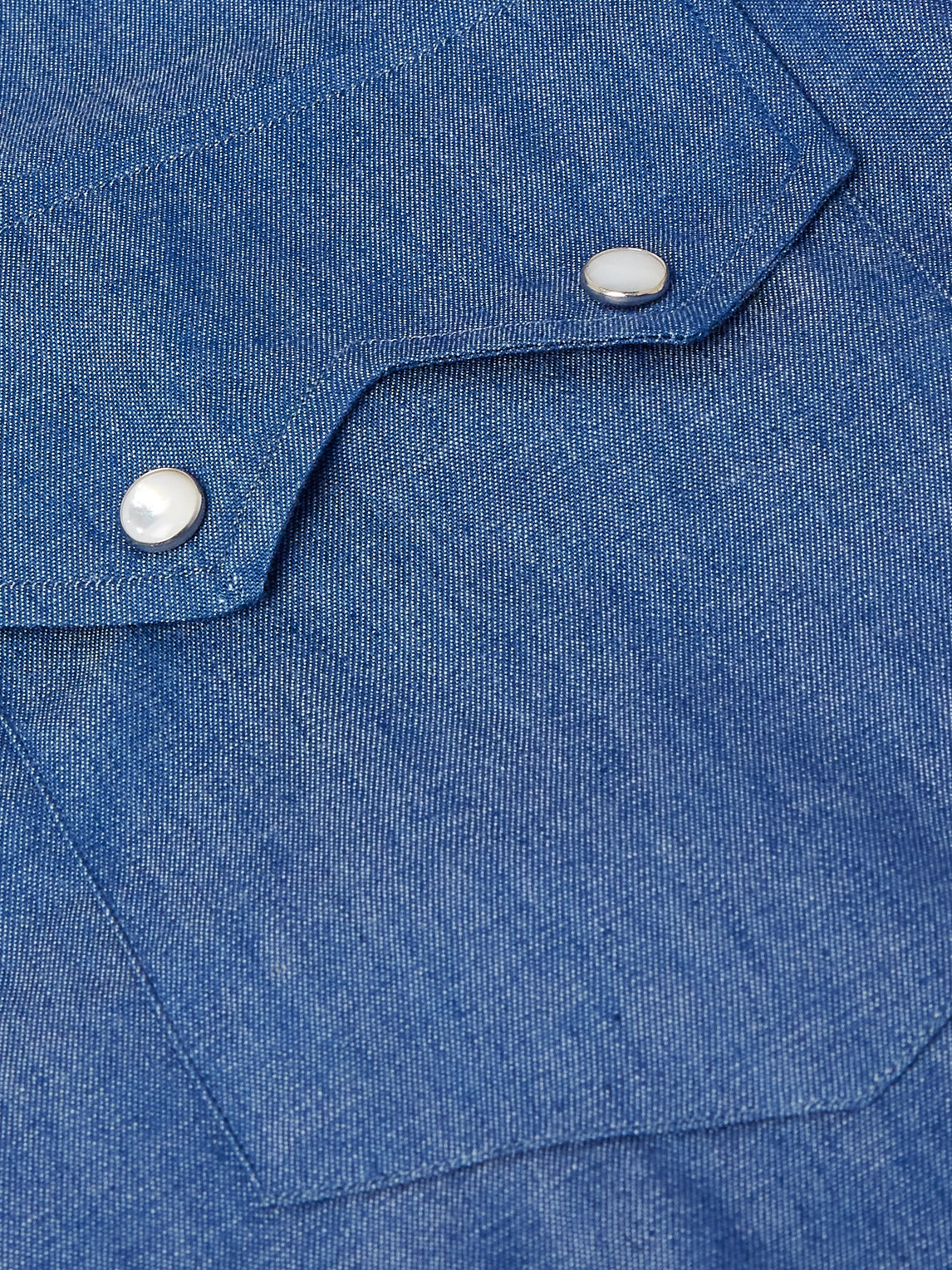 J. Mueser Neapolitan Slim-fit Cotton-chambray Shirt