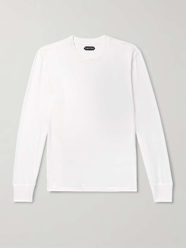 Tom Ford — Slim-Fit Lyocell and Cotton-Blend Jersey T-Shirt