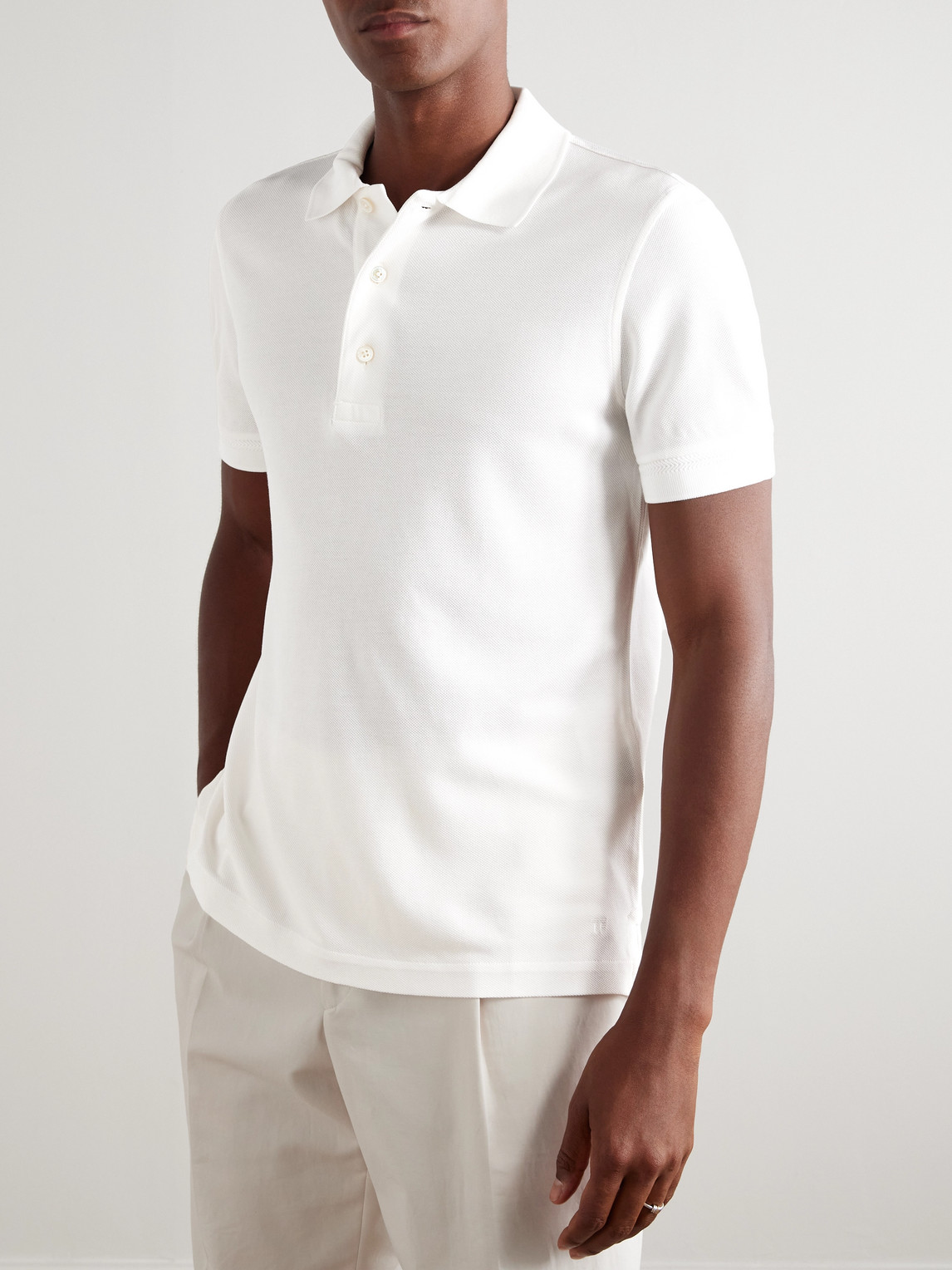 Tom Ford Grey Polo Shirt