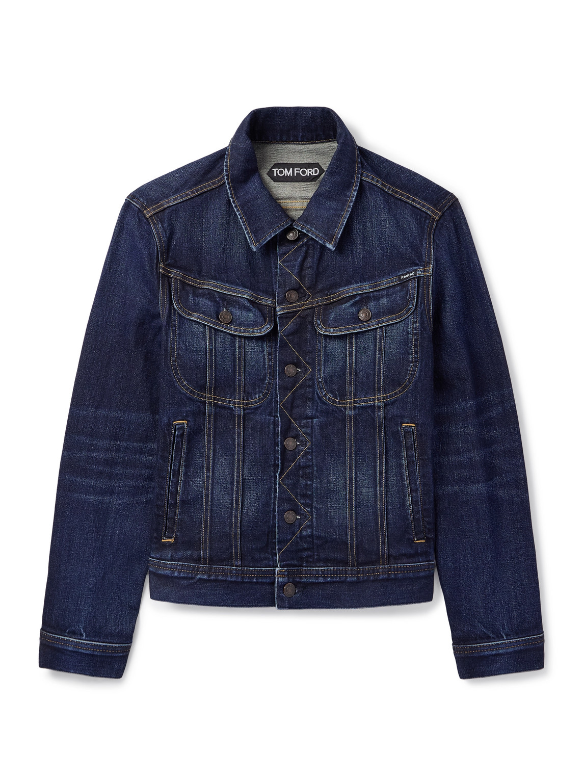 Tom Ford Denim Jacket In Blue