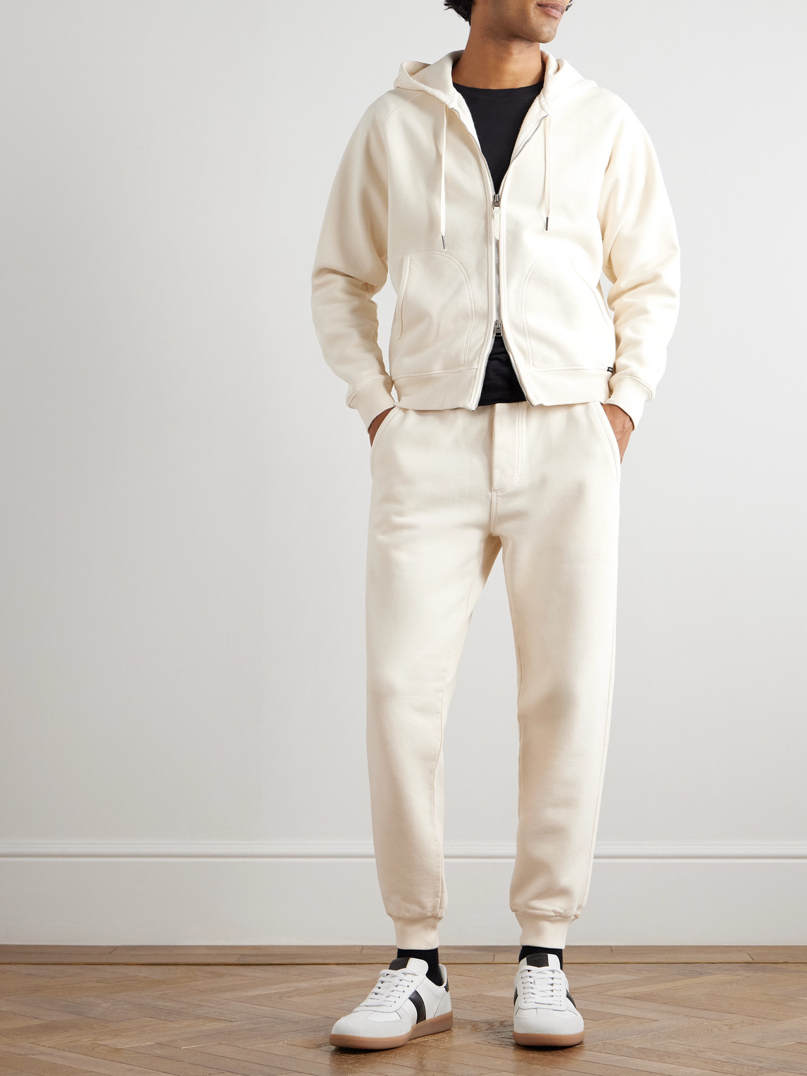 Tapered Cotton-Jersey Sweatpants — 2