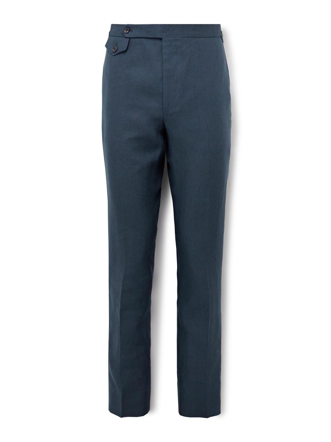 Waverly Slim-Fit Straight-Leg Linen Suit Trousers