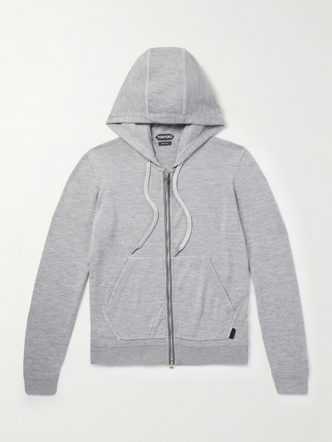 Tom Ford Cashmere and Silk-Blend Zip-Up Hoodie - Men