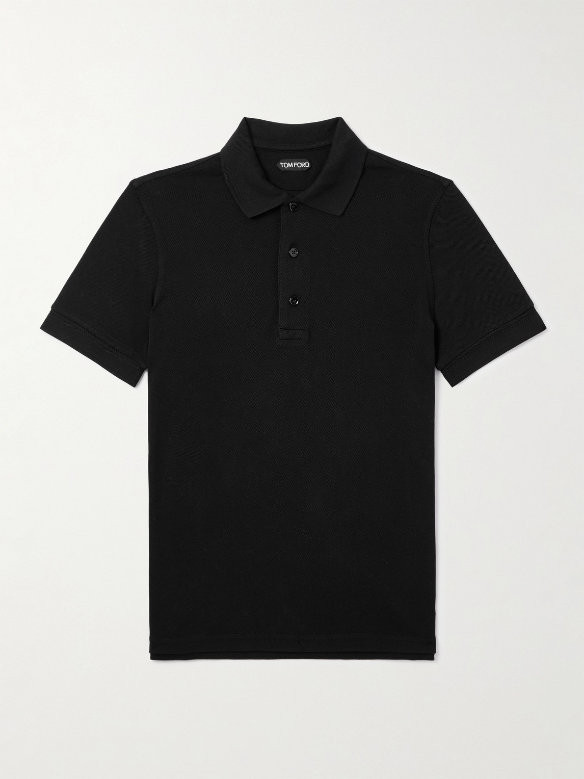 Tom Ford Slim-Fit Lyocell and Cotton-Blend Piqué Polo Shirt - Men