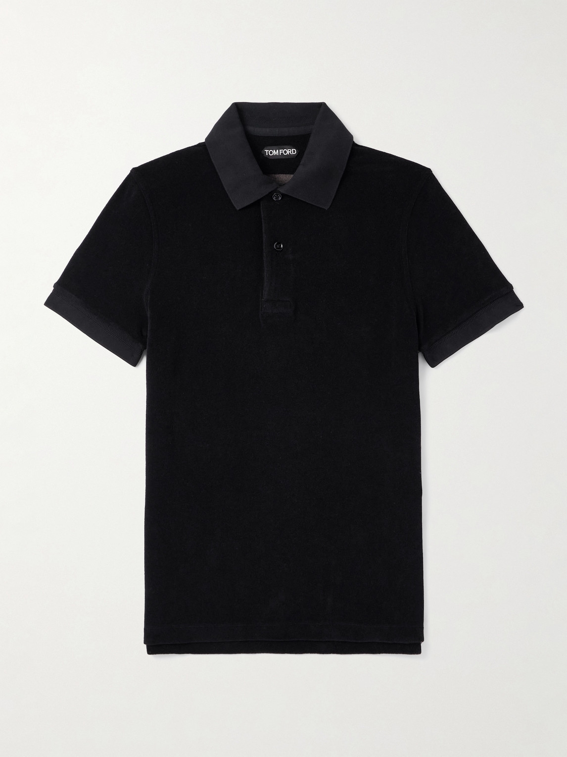 Tom Ford Slim-Fit Cotton-Blend Terry Polo Shirt - Men