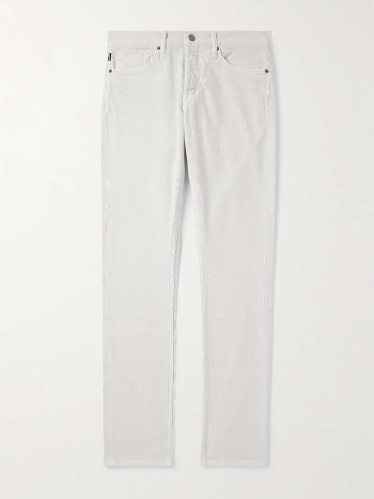 Tom Ford — Slim-Fit Cotton-Blend Corduroy Trousers