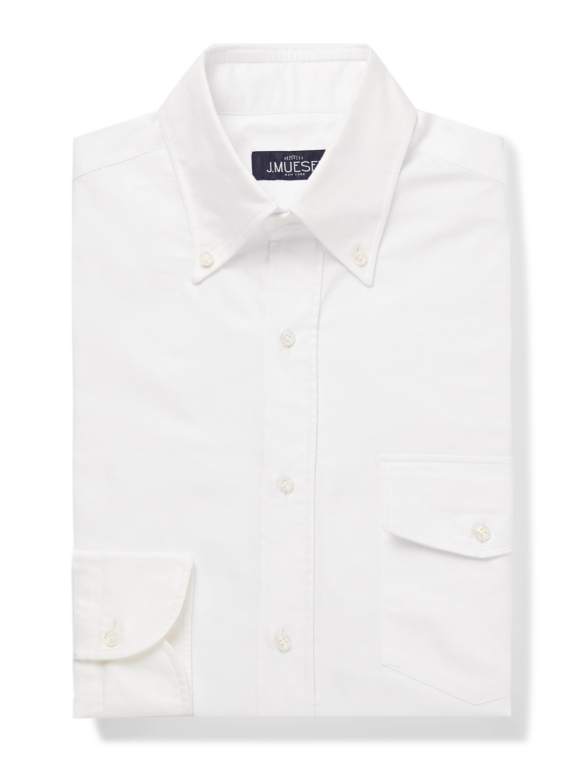 Slim-Fit Button-Down Collar Cotton Oxford Shirt