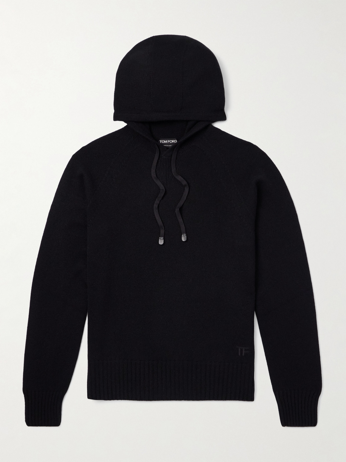 Tom Ford Logo-Embroidered Cashmere Hoodie - Men