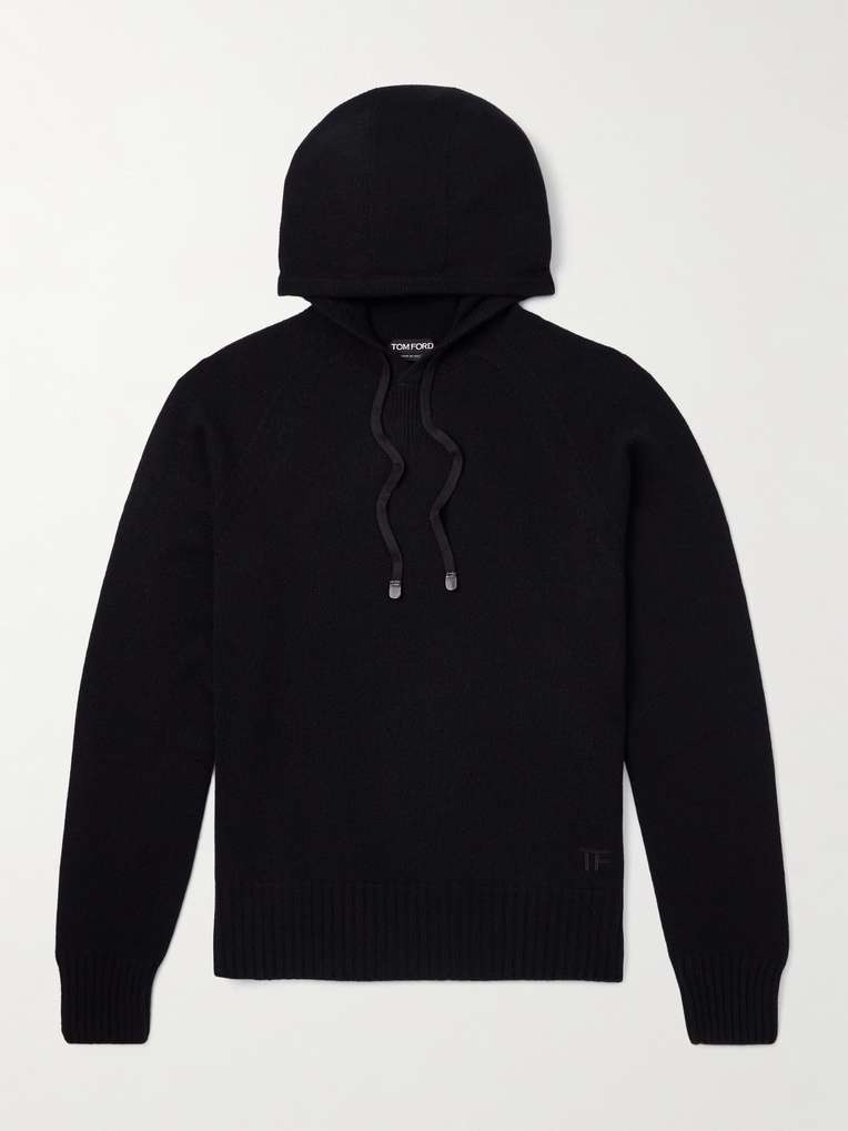 Tom Ford — Logo-Embroidered Cashmere Hoodie