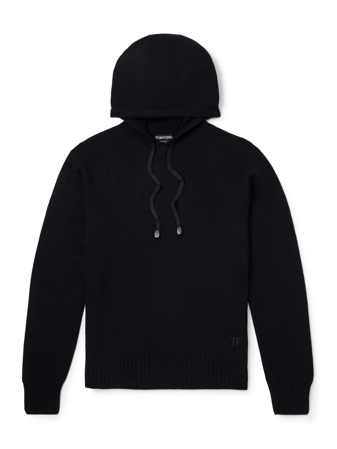 Tom Ford Logo-embroidered Cashmere Hoodie