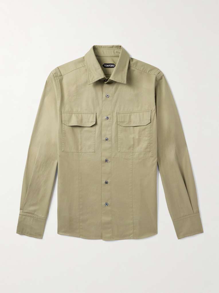 Tom Ford — Cotton-Twill Shirt