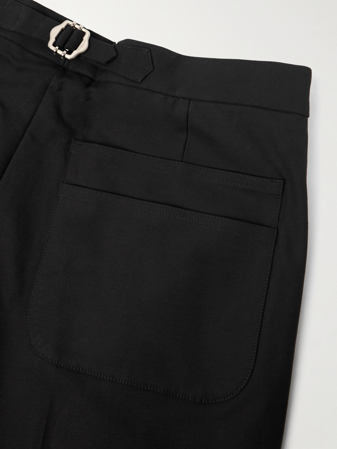 Umit Benan Carpenter Straight-leg Cotton-blend Trousers In Black