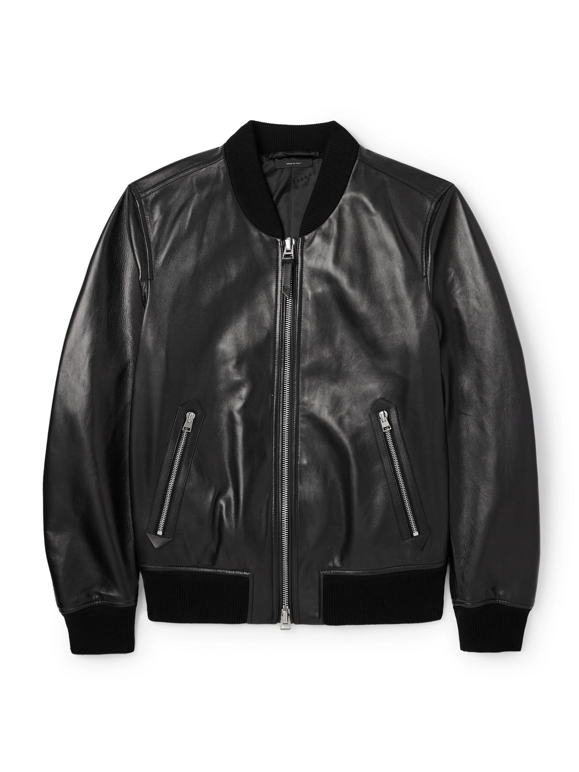 Tom Ford Leather Bomber Jacket