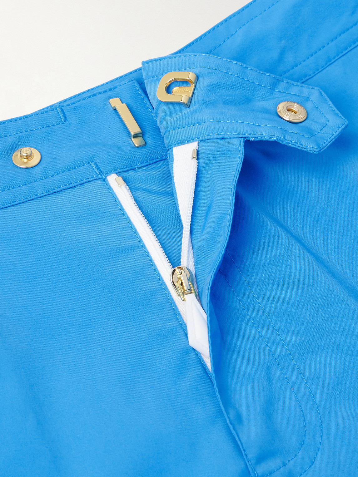 Tom Ford Straight-leg Mid-length Swim Shorts In Blue