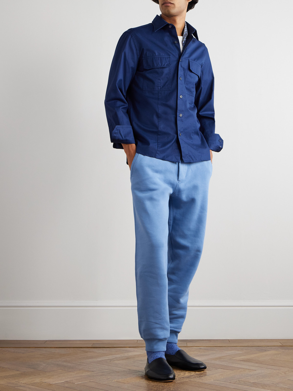 Tapered Cotton-Jersey Sweatpants — 2