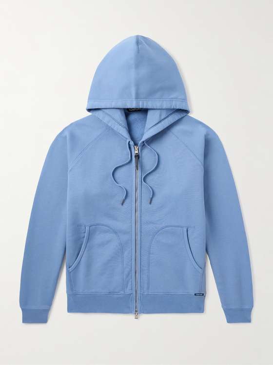 Tomford Slim-Fit Cotton-Jersey Zip-Up Hoodie