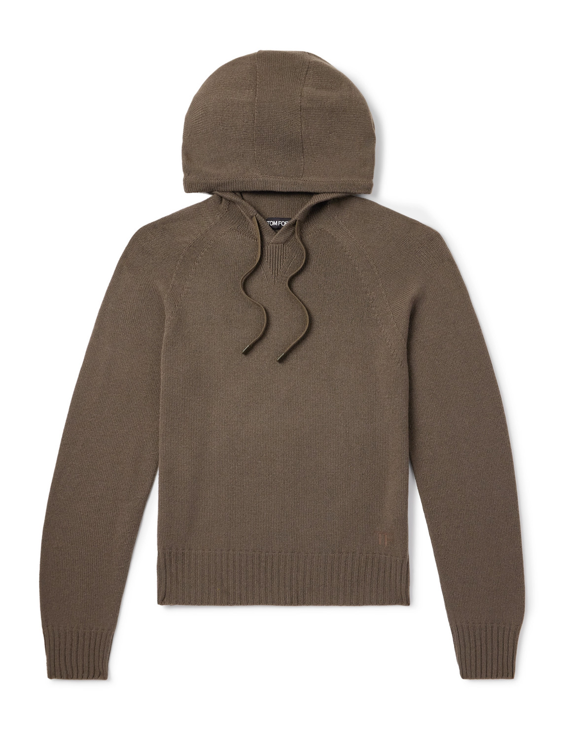 Tom Ford Logo-embroidered Cashmere Hoodie