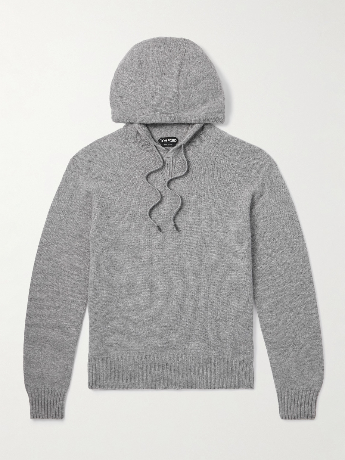 Tom Ford Logo-Embroidered Cashmere Hoodie - Men