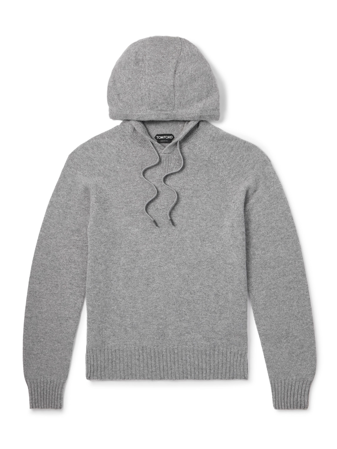 Tom Ford Logo-embroidered Cashmere Hoodie