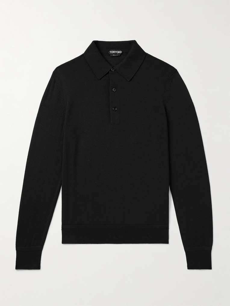 Tom Ford — Slim-Fit Cashmere and Silk-Blend Polo Shirt