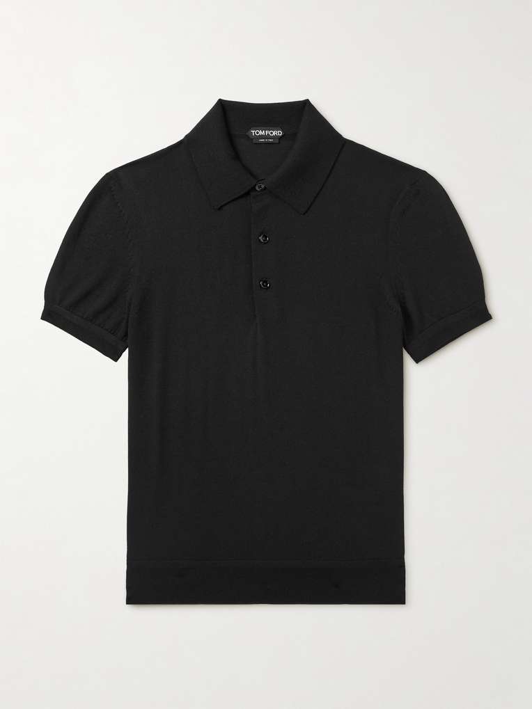 Tom Ford — Cashmere and Silk-Blend Polo Shirt