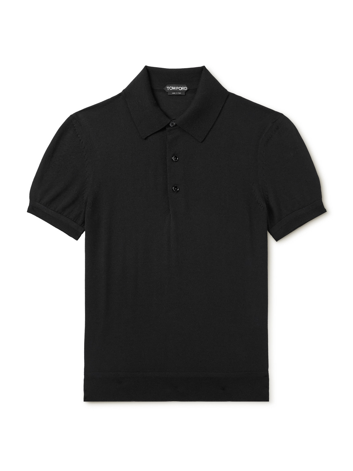 Cashmere and Silk-Blend Polo Shirt