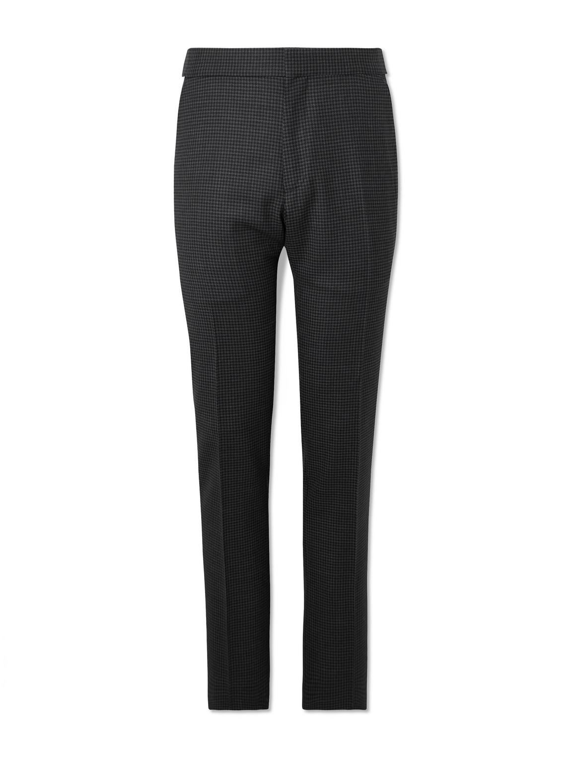 Dyllan Slim-Fit Houndstooth Wool-Blend Suit Trousers