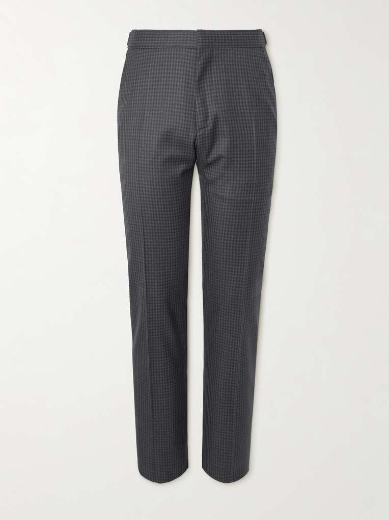 Tom Ford — Dyllan Checked Wool Suit Trousers