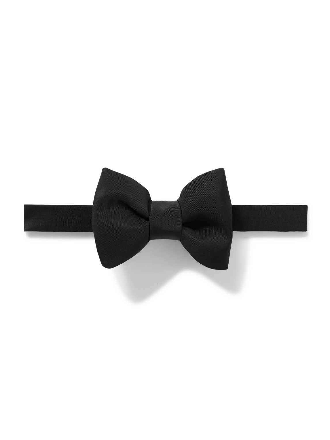 Tom Ford Pre-tied Silk-grosgrain Bow Tie In Black
