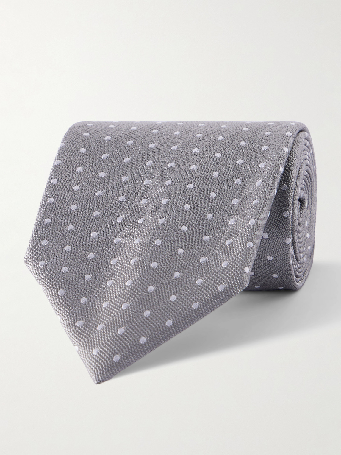 Tom Ford 8cm Polka-Dot Silk Tie - Men