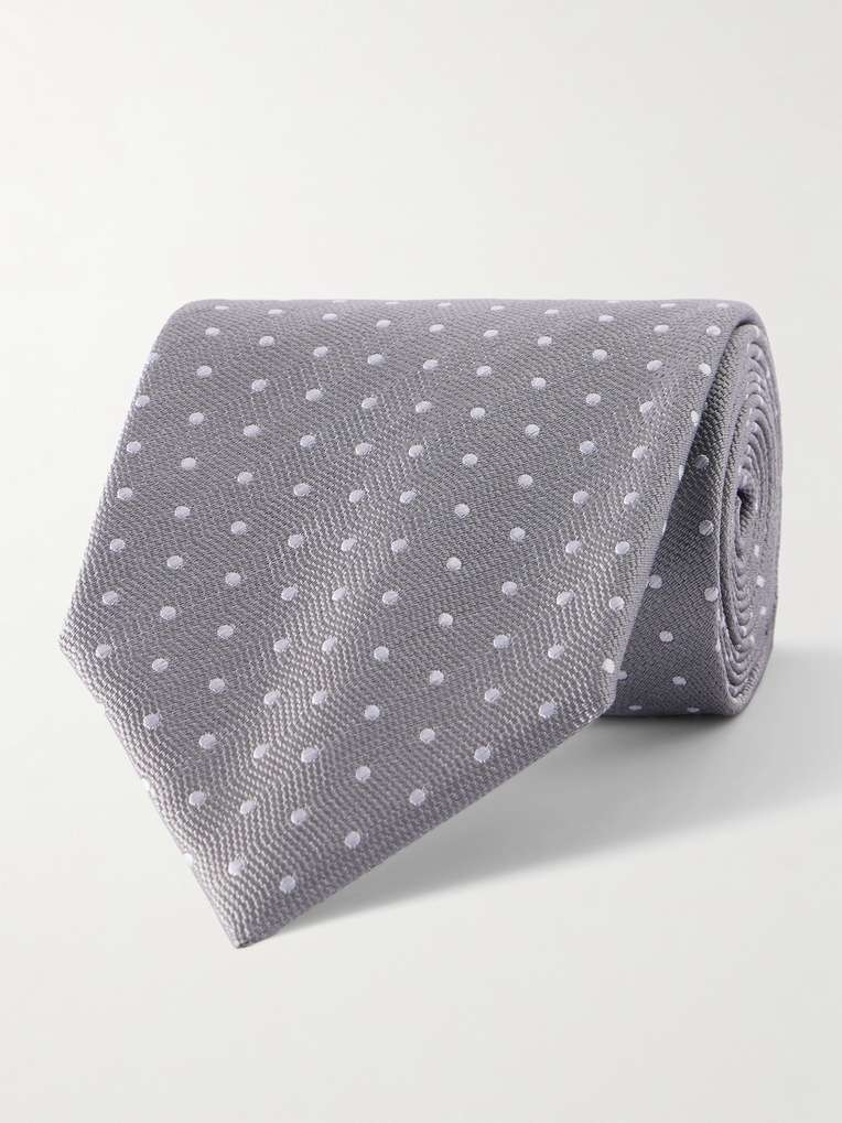Tom Ford — 8cm Polka-Dot Silk Tie
