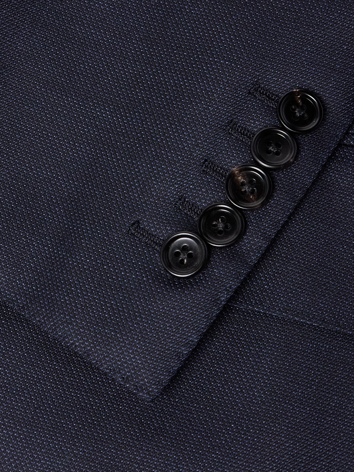 Tom Ford Dyllan Super 130s Grain De Poudre Wool Suit Jacket In Blue