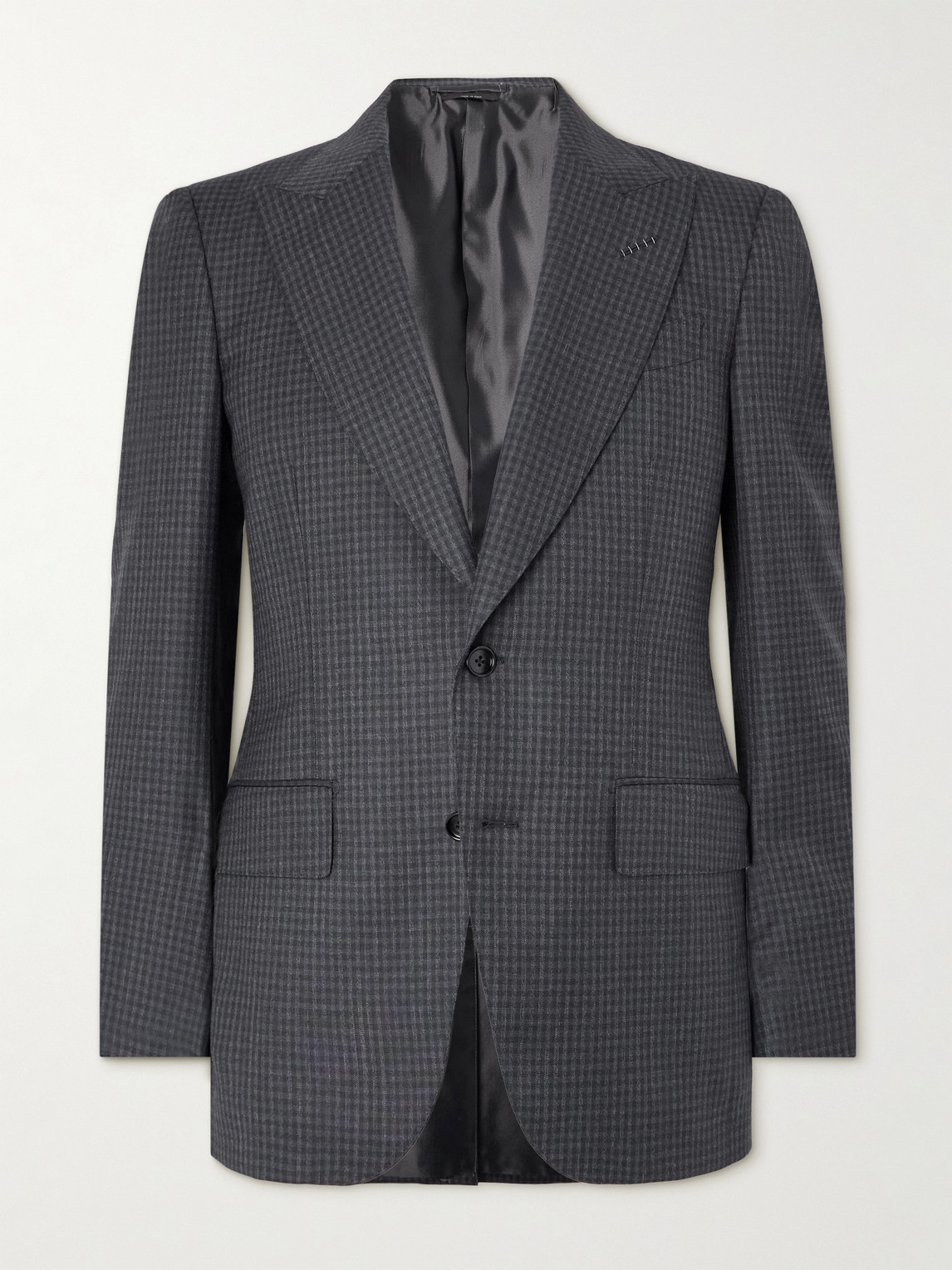 Tom Ford Checked Wool Suit Jacket - Men