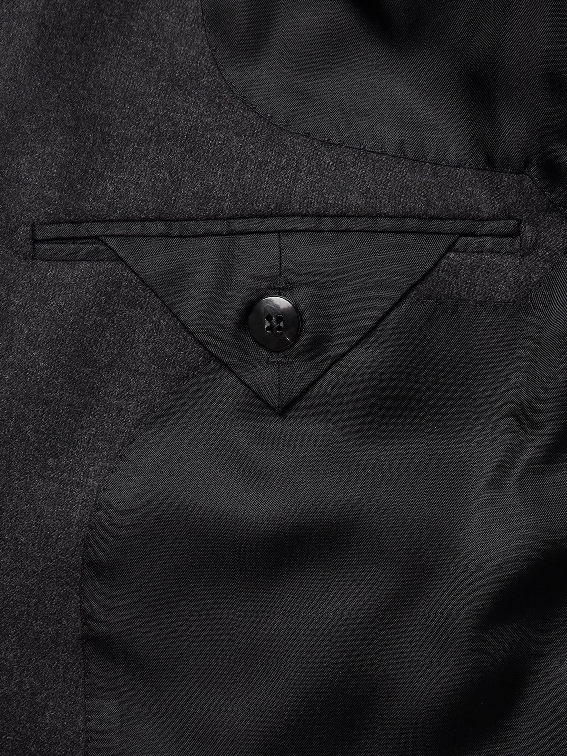 Tom Ford Stretch-wool Flannel Suit Jacket In Black