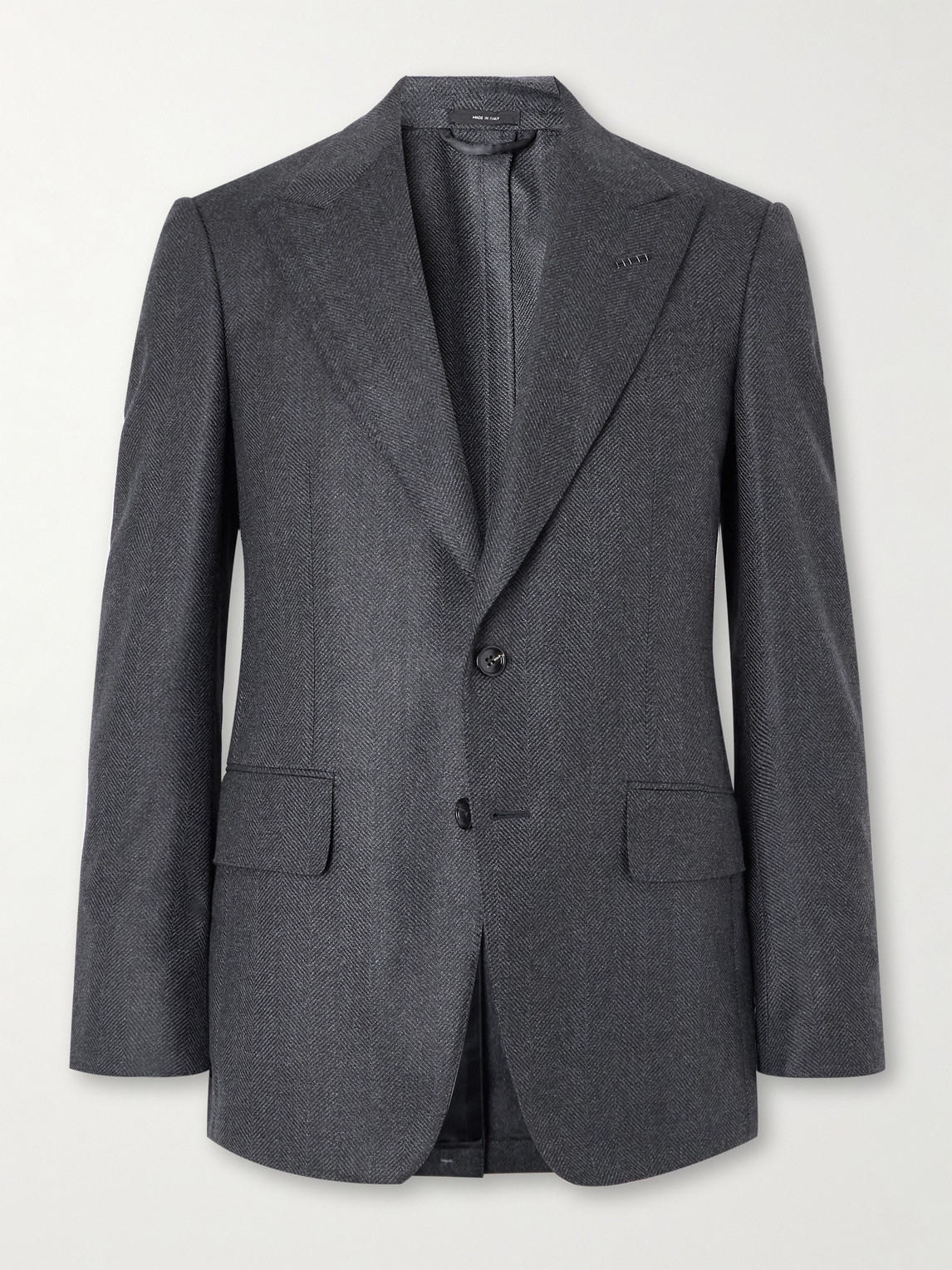 Tom Ford Shelton Wool-Herringbone Blazer IT 52