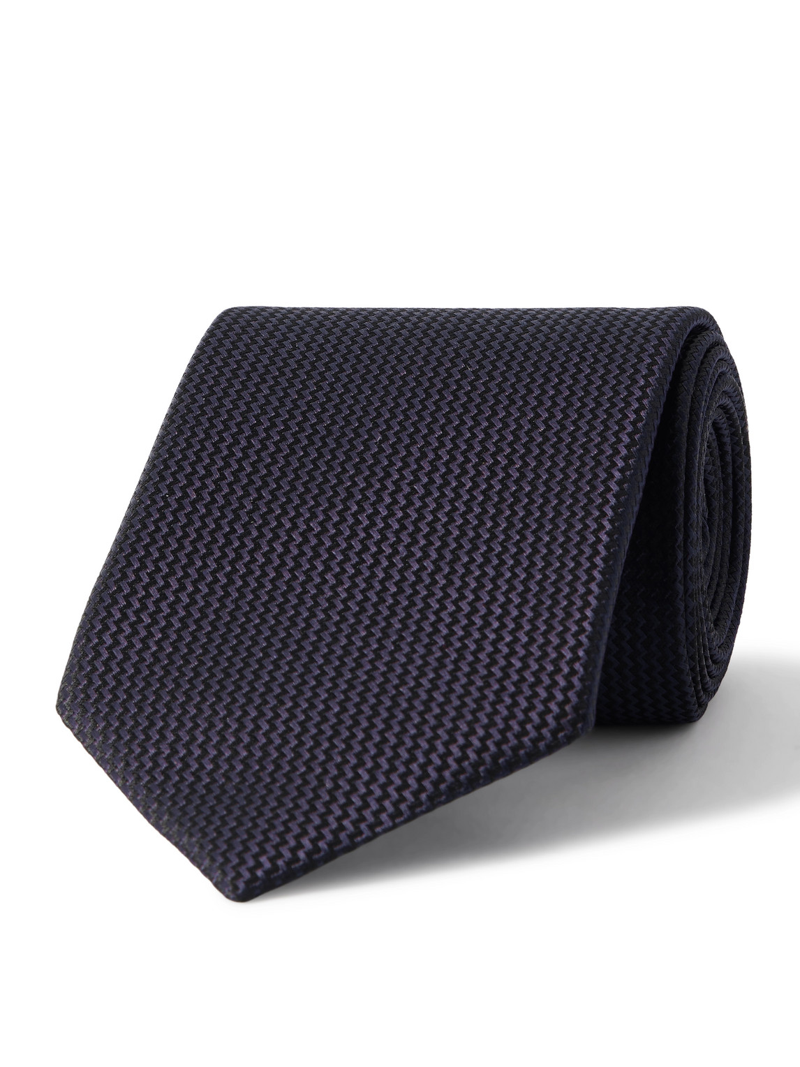Tom Ford 8cm Silk-jacquard Tie In Purple