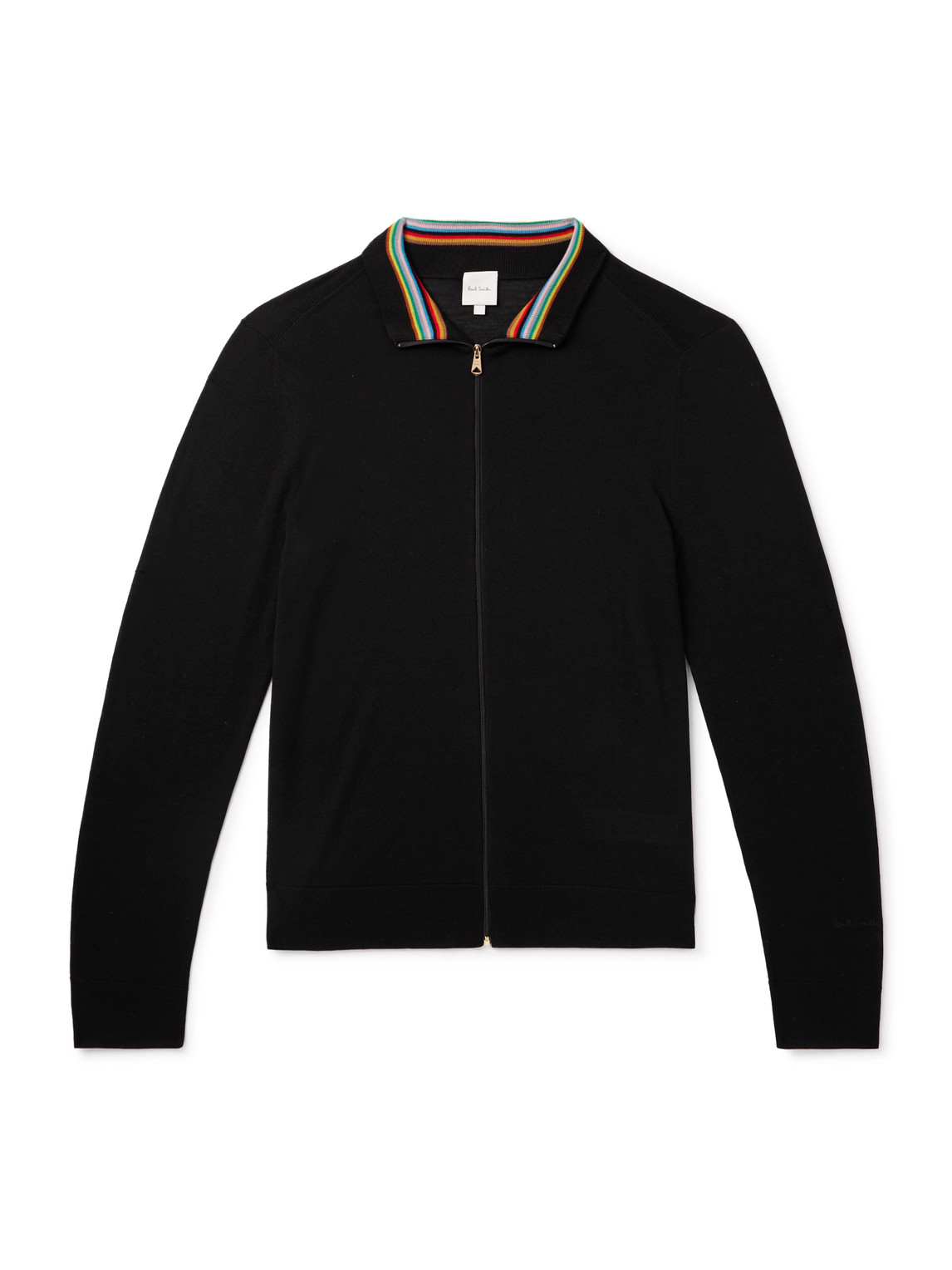 Paul Smith Merino Wool Zip-up Cardigan