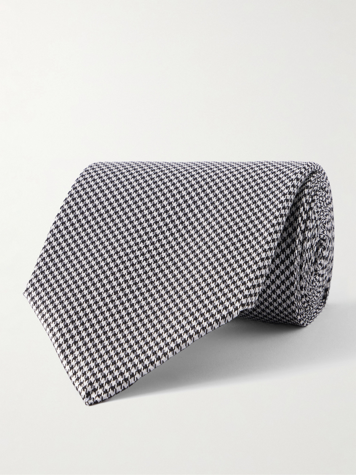 Tom Ford 8cm Houndstooth Silk Tie - Men