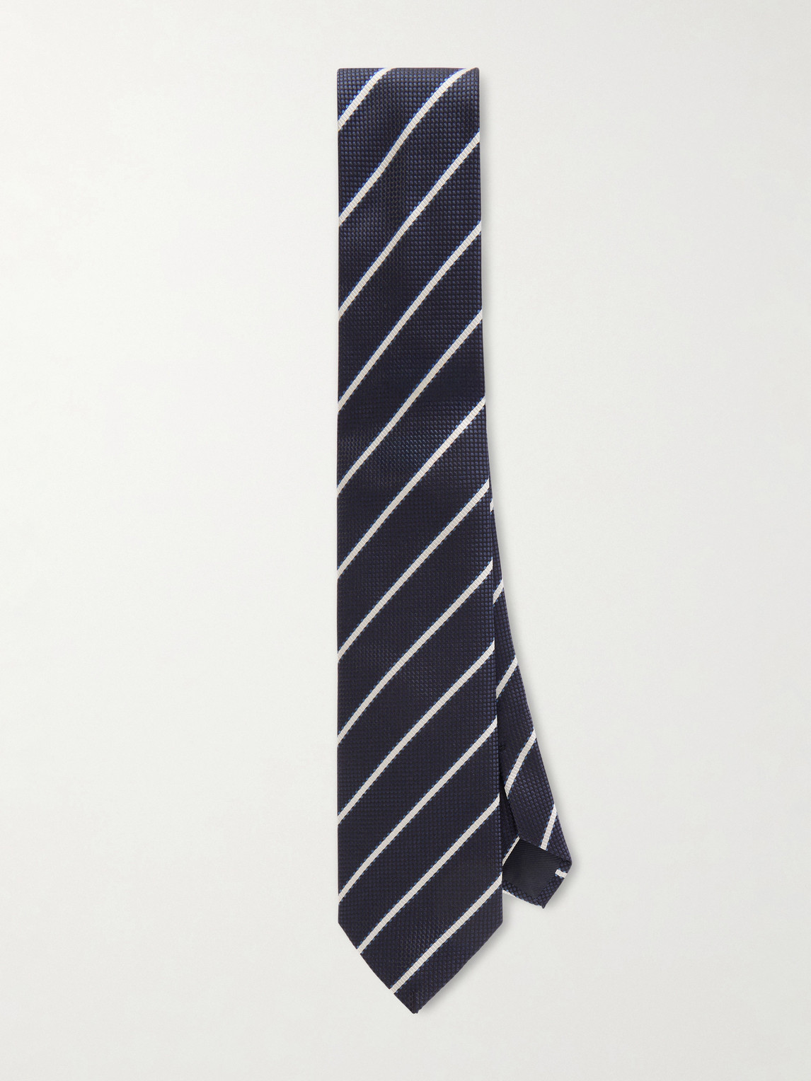 Tom Ford 8cm Striped Silk-Jacquard Tie - Men