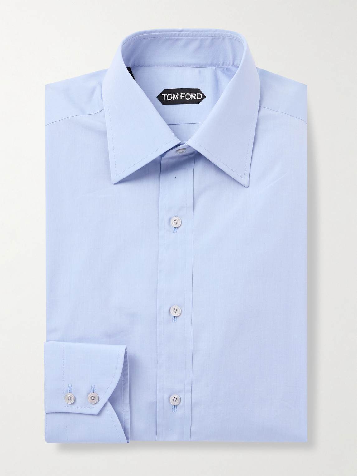 Tom Ford Slim-Fit Cotton-Poplin Shirt - Men