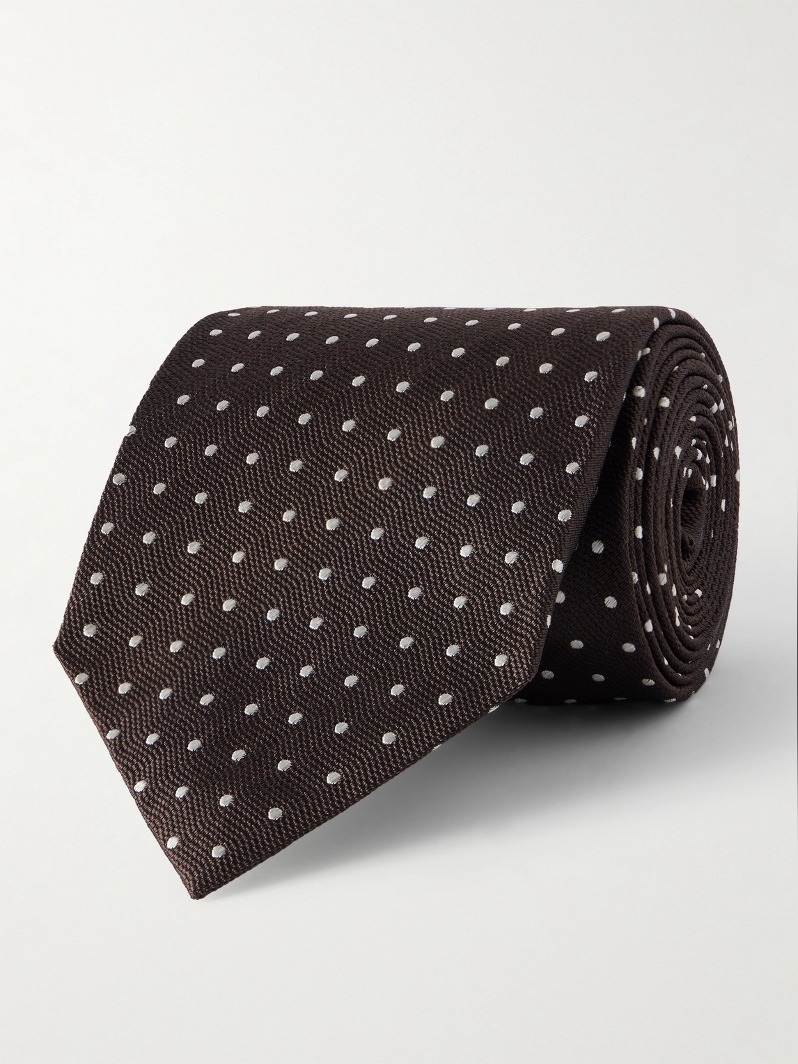 Tom Ford 8cm Polka-Dot Silk Tie - Men
