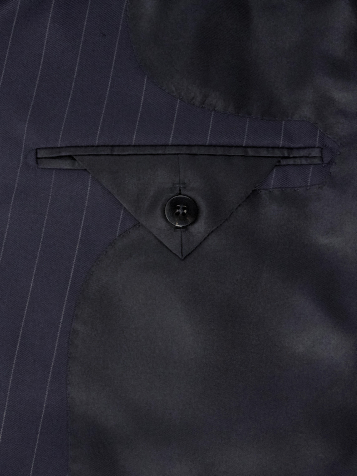 Tom Ford Dyllan Slim-fit Pinstriped Wool-twill Suit Jacket In Blue
