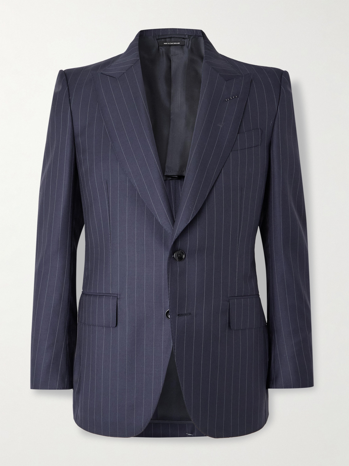 Tom Ford Dyllan Slim-Fit Pinstriped Wool-Twill Suit Jacket - Men