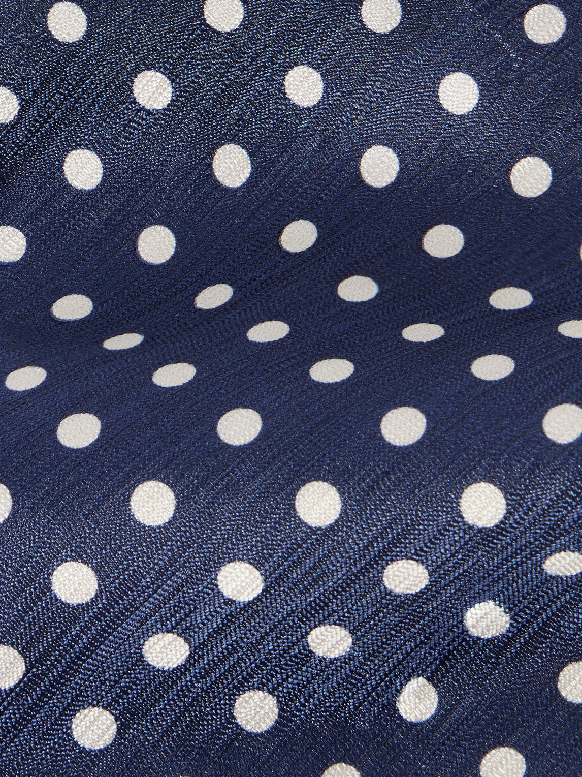 Tom Ford 8cm Polka-dot Silk-jacquard Tie In Blue