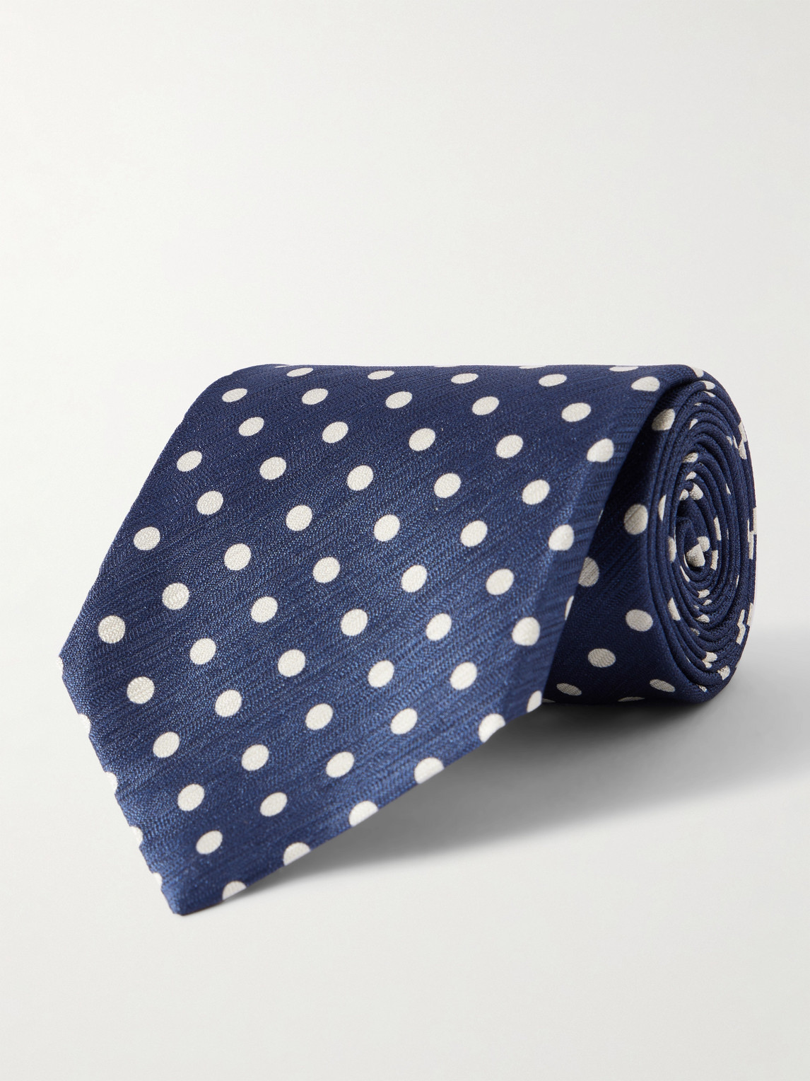 Tom Ford 8cm Polka-Dot Silk-Jacquard Tie - Men
