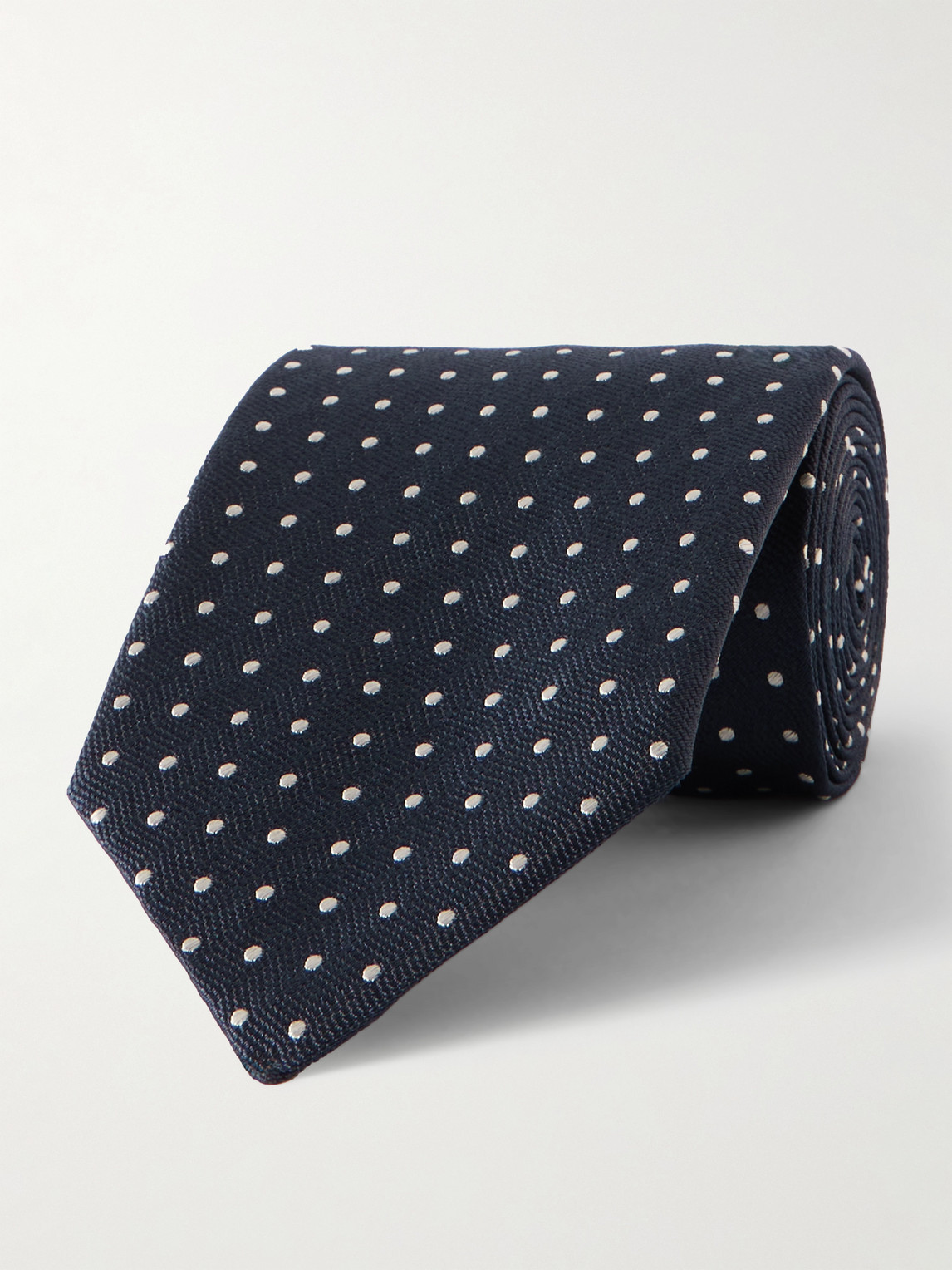 Tom Ford 8cm Polka-Dot Silk Tie - Men