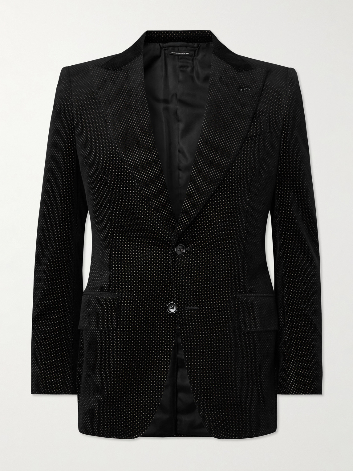 Tom Ford Dyllan Polka-Dot Cotton-Velvet Tuxedo Jacket - Men