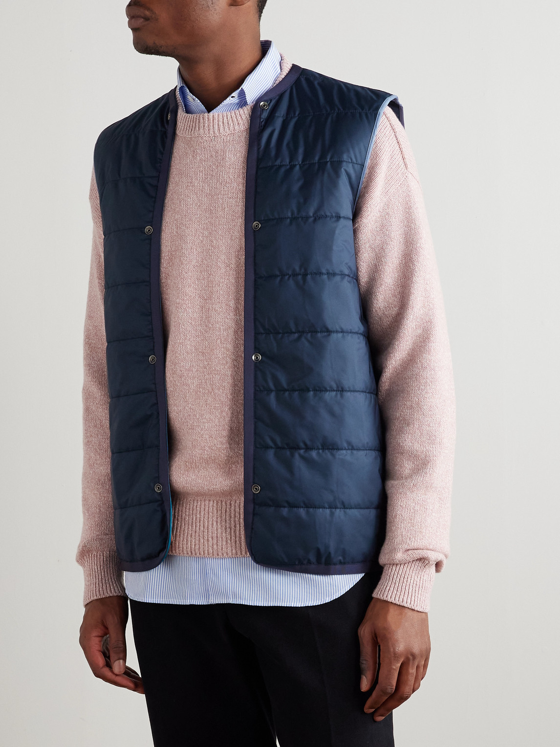 Paul Smith Storm System® Wool Jacket With Detachable Gilet
