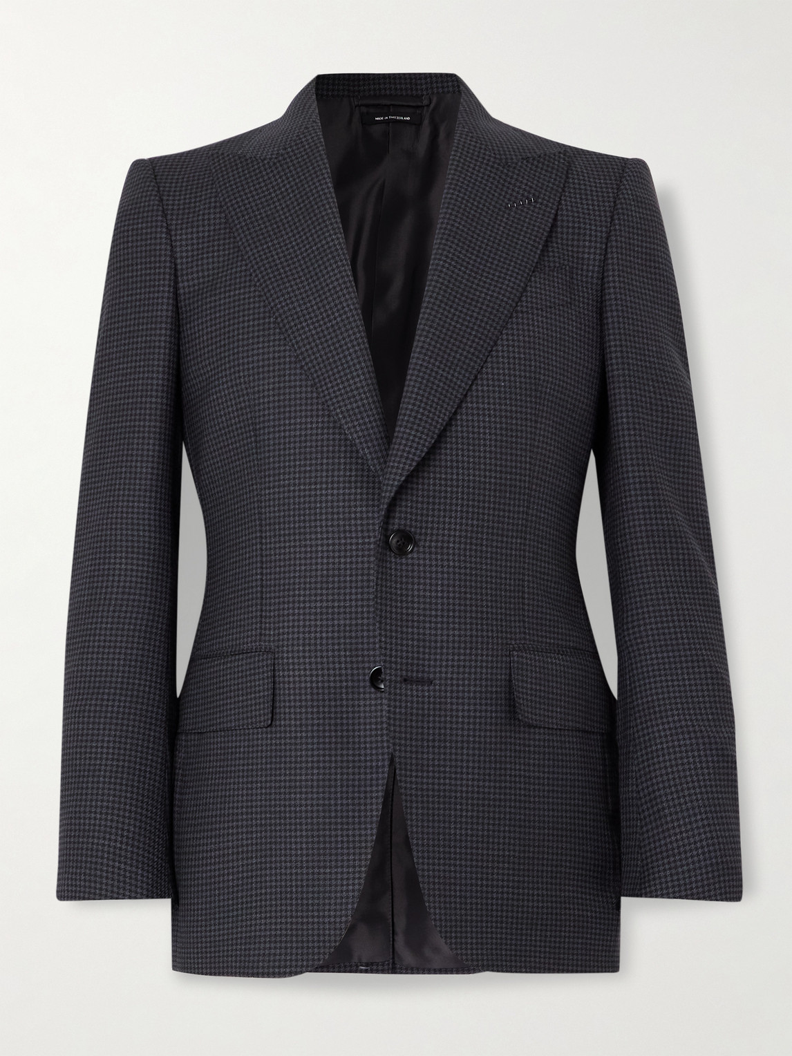 Tom Ford Dyllan Houndstooth Wool-Blend Suit Jacket - Men