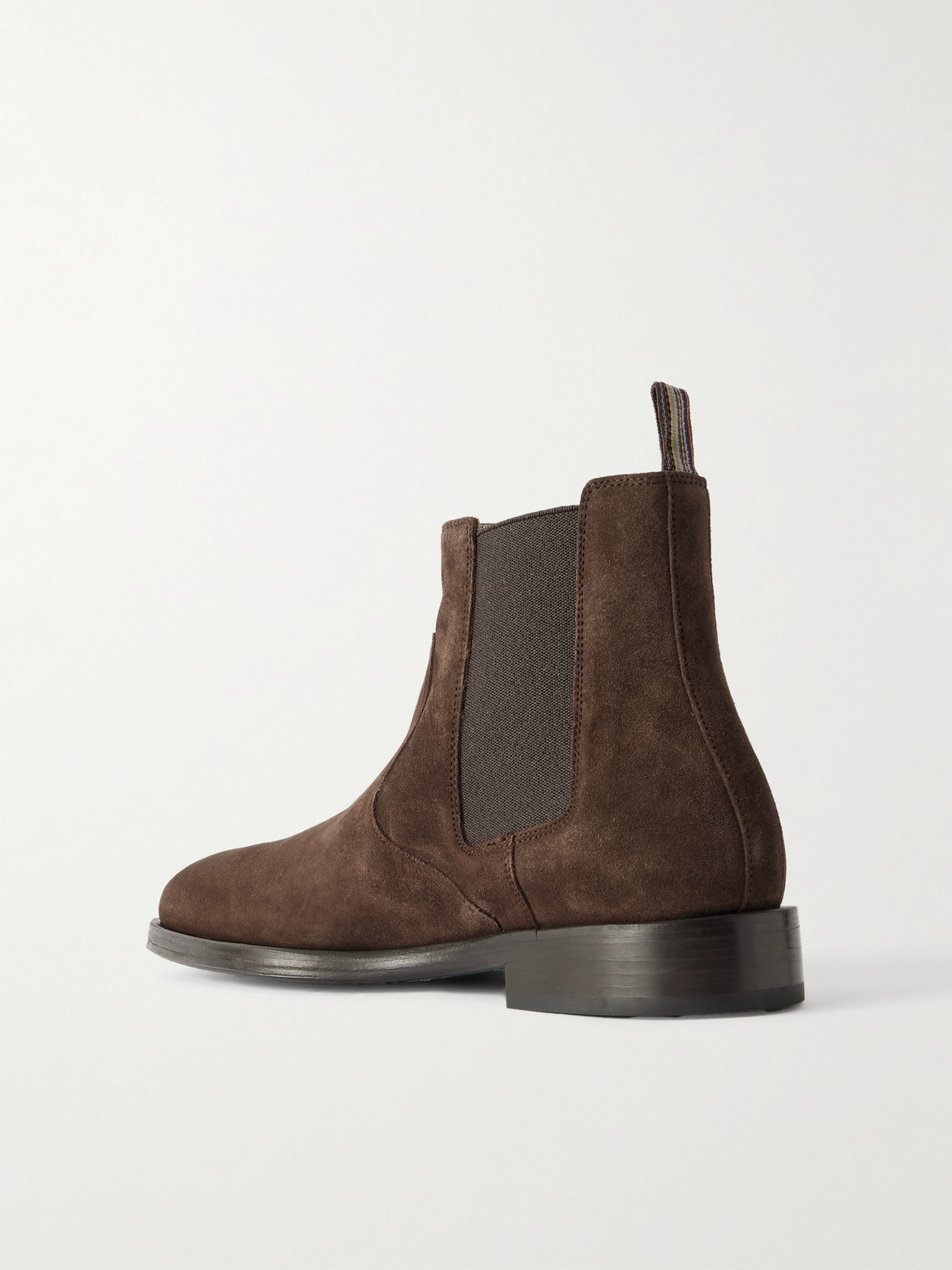 Paul Smith Brown Suede Lawson Chelsea Boots In Brown